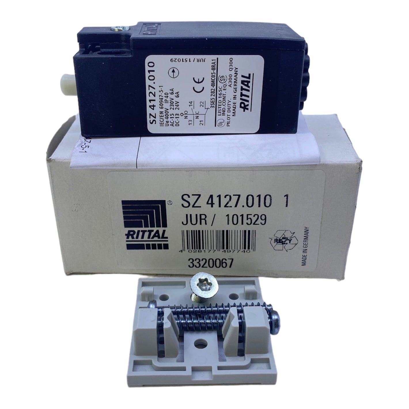Rittal SZ4127.010 Türschalter 400V / 230V AC 6A / 24V DC 6A 1S/1Ö