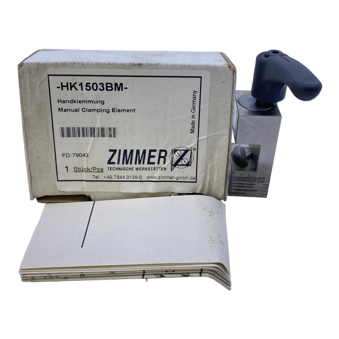 Zimmer HK1503BM hand clamp 