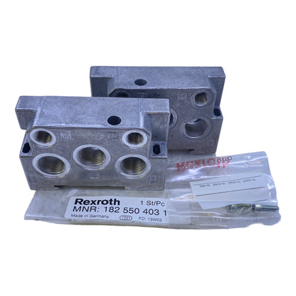Rexroth 1825504031 end plate 