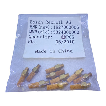 Bosch Rexroth 1827000006 silencer 0-10 bar PU: 10 pieces 