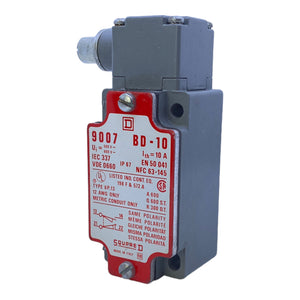 SquareD 9007BD-10 Limit Switch 10A 500/600V 