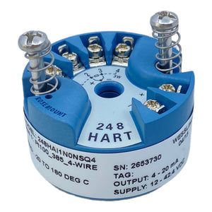 Rosemount 248HAI1N0NSQ4 temperature transmitter 12-42.4V DC 4-20mA 