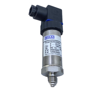 Wika 12563227 pressure transmitter 25 bar 100mV 10...30V DC