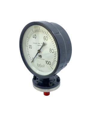 Wika 316SS pressure gauge 0-4 bar 
