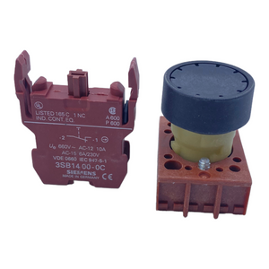 Siemens 3SB1203-0AB01 push button 660V AC-12 10A AC-15 6A 230V 