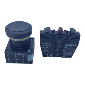 Siemens 3SB3201-0AA11 push button 400V AC12 10A / AC15 6A 230V 