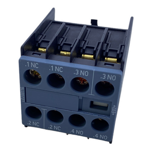Siemens 3RH2911-1HA22 Hilfsschalterblock 10A 4polig 600V DC/AC