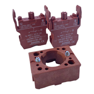 Siemens 3SB1300-0F switch element with holder 660V 10A / 230V 6A PU: 4 pieces 