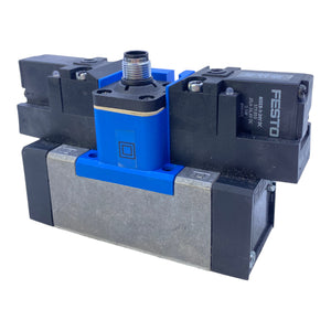 Festo MEBH-5/3B-D-1-ZSR-C Magnetventil 184499 + 2x MSEB-3-24VDC 3-10 bar