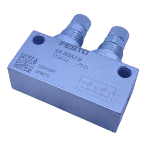 Festo GR-M5X2-B one-way flow control valve 152611 0.5 to 10 bar