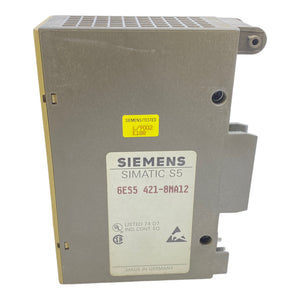 Siemens 6ES5421-8MA12 digital input 8x24V DC 