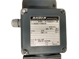 Bauer BG20Z-11/D06LA4 0.12kW gear motor 