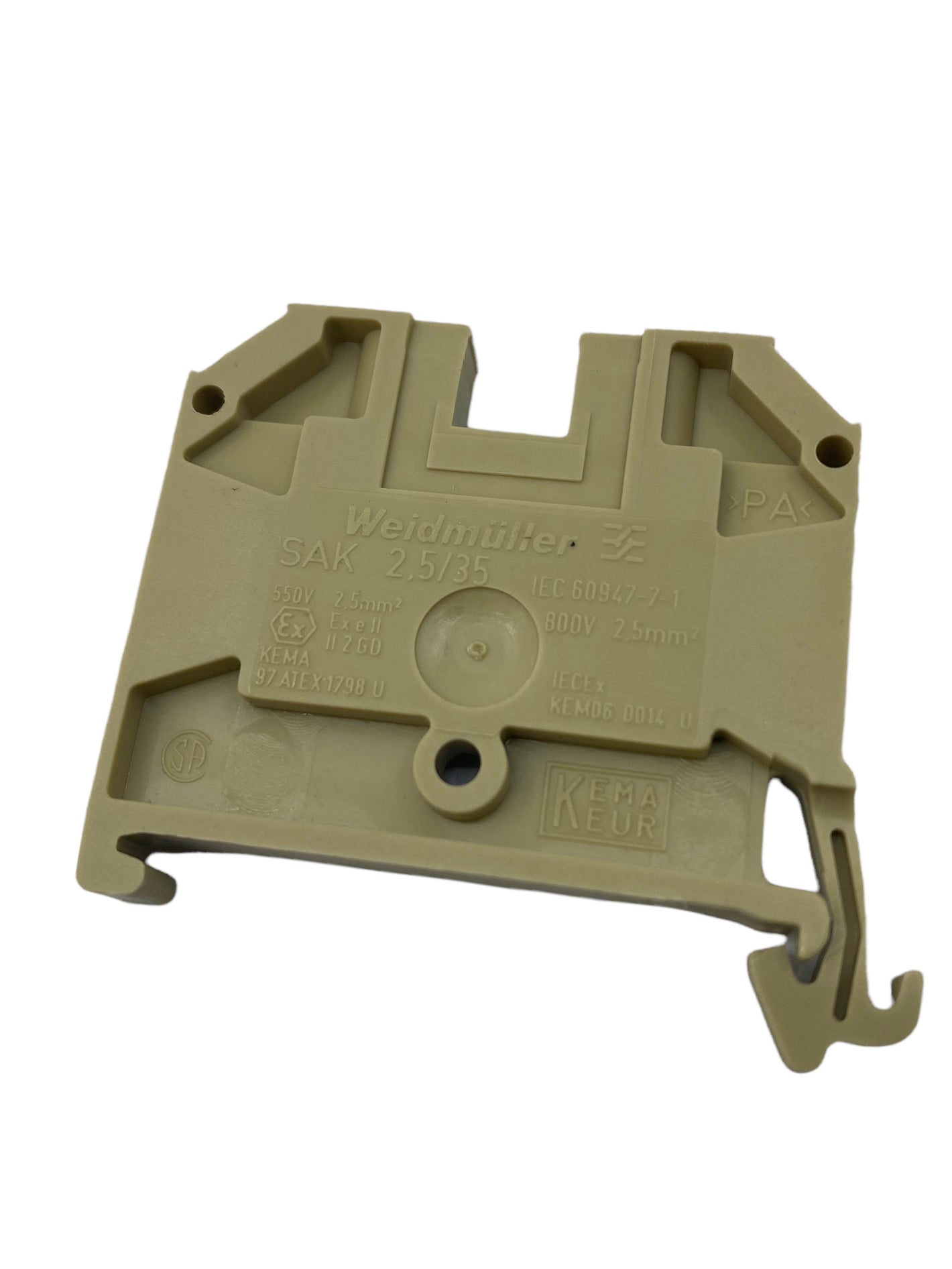 Weidmüller 0380460000 feed-through terminal block PU: 100 pieces 