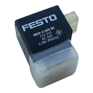 Festo MEH-2-24VDC solenoid coil 111212 DC 24V 2.5W IP00/65 pneumatic Festo coil