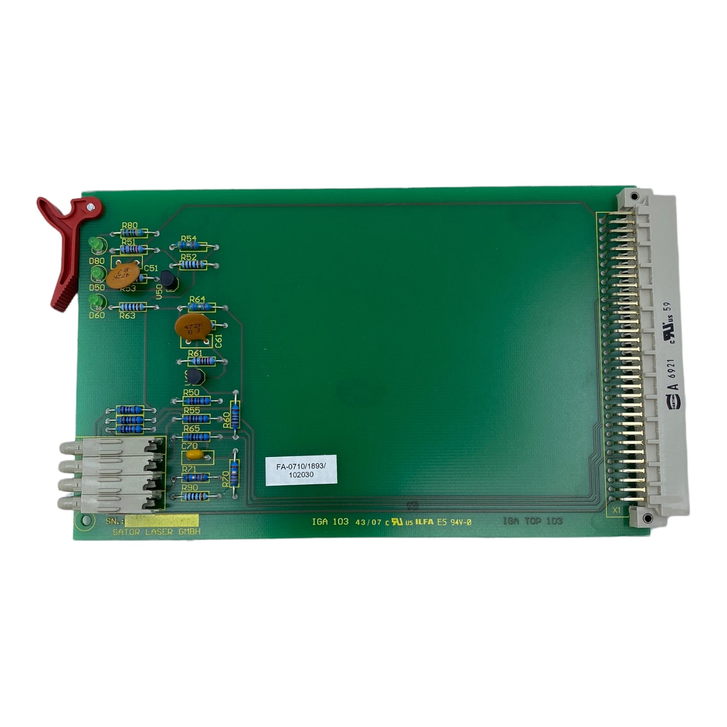 Domino-Sator-Laser FA-0710/1893/102030 board IGA103 Domino-Sator-Laser board