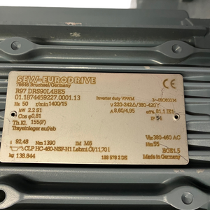 SEW Getriebemotor 2,2kW R97 DRS90L4BE5 Getriebemotor mit Stirnradgetriebe