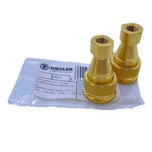 RIEGLER 246.01 hydraulic coupling 250 bar G 1/8 IT PU: 2 pieces