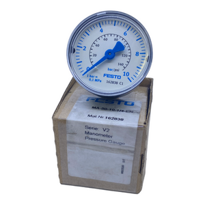 Festo MA-50-10-1/4-EN pressure gauge 162838 0-10 bar 