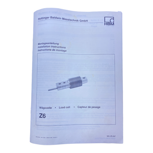 HBM Z6FC3 load cell 500gk payload 