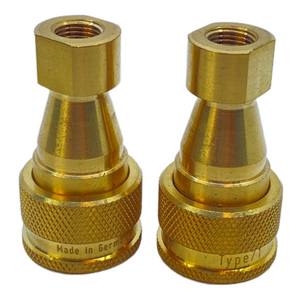 RIEGLER 246.01 hydraulic coupling 250 bar G 1/8 IT PU: 2 pieces