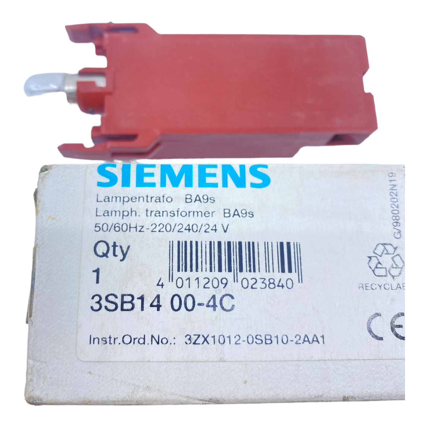 Siemens 3SB1400-4C lamp holder 50/60Hz 220/240/24 V 