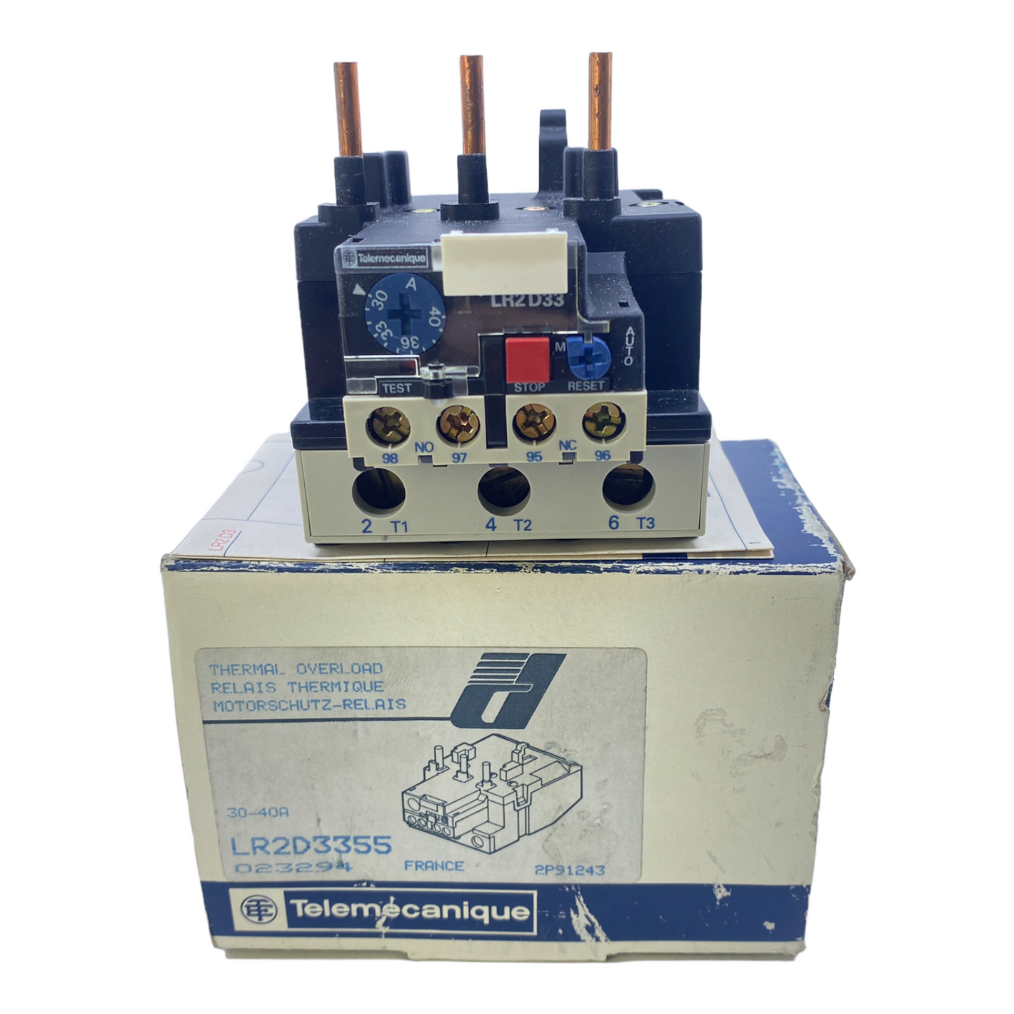 Telemecanique LR2D3355 motor protection relay 