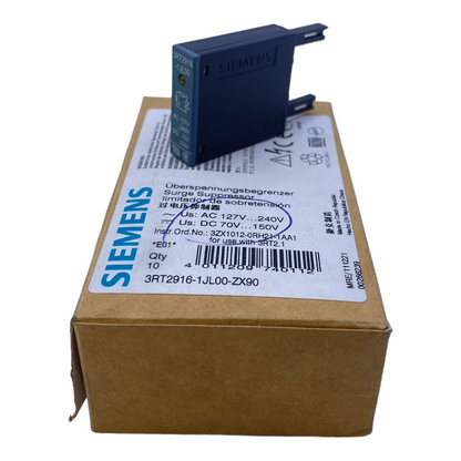 Siemens 3RT2916-1JL00 overvoltage limiter 127…240V AC / 70…150V DC PU: 8 pieces 