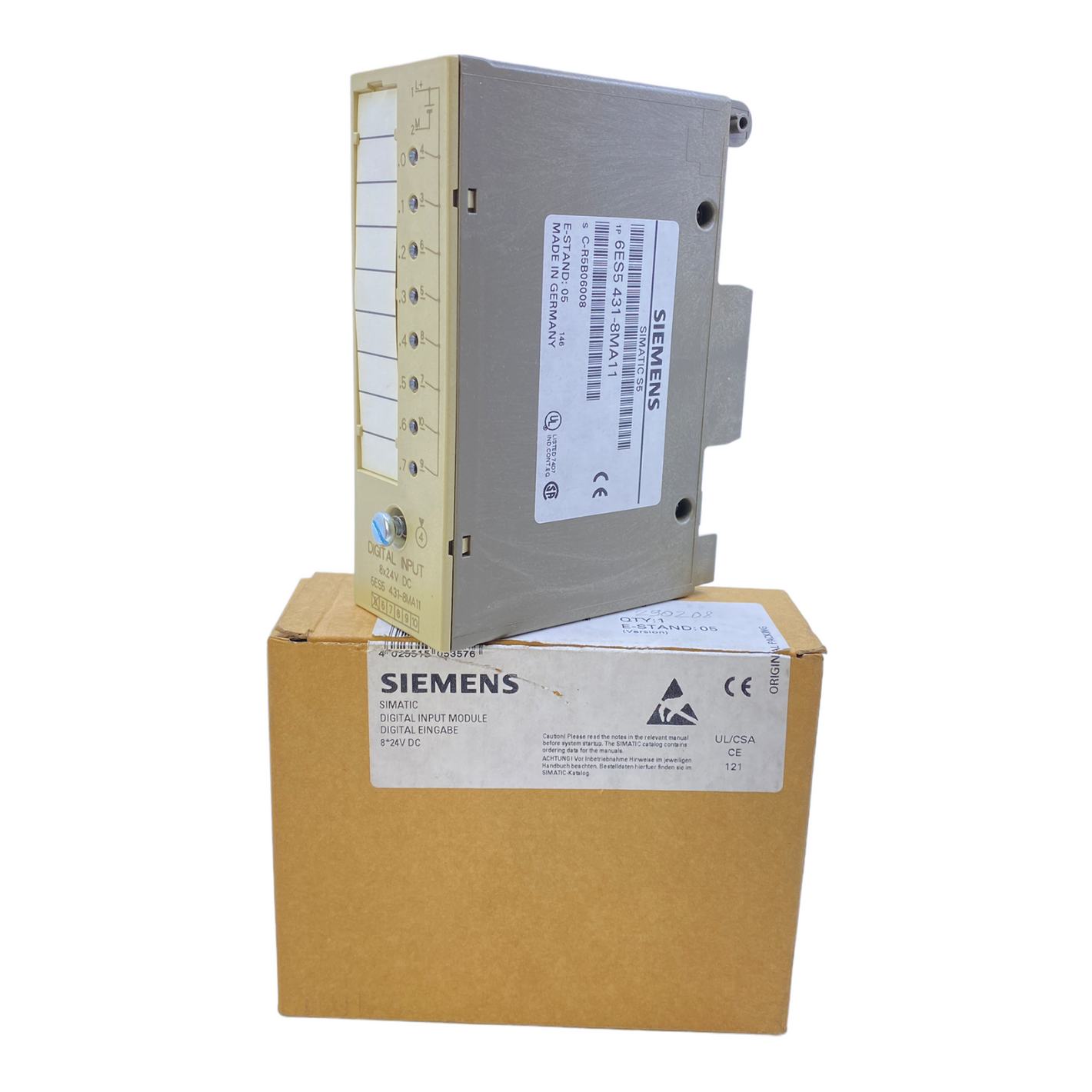 Siemens 6ES5431-8MA11 digital input 8×24V DC 