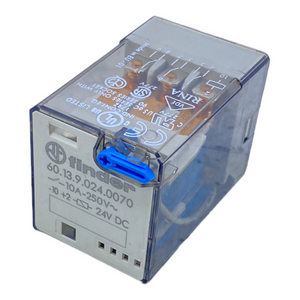 Finder 60.13.9.024.0070 Steckrelais 24V DC 10A