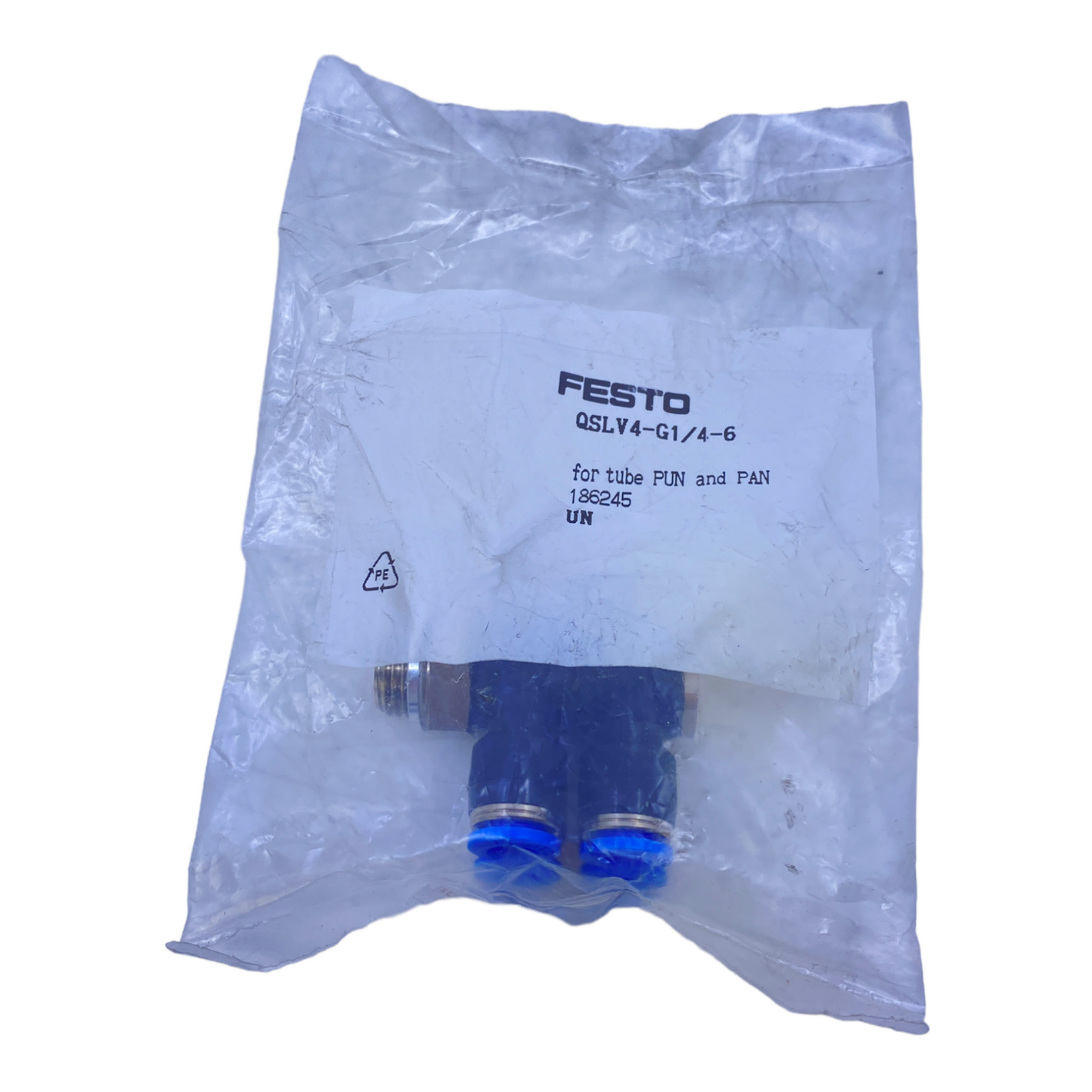 Festo QSLV4-G1/4-6 multiple distributor 186255 PU: 3 pcs 