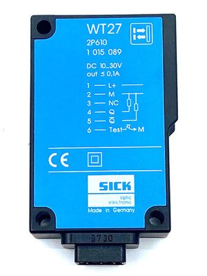 Sick WT27 2P610 1015089 Diffuse mode sensor 