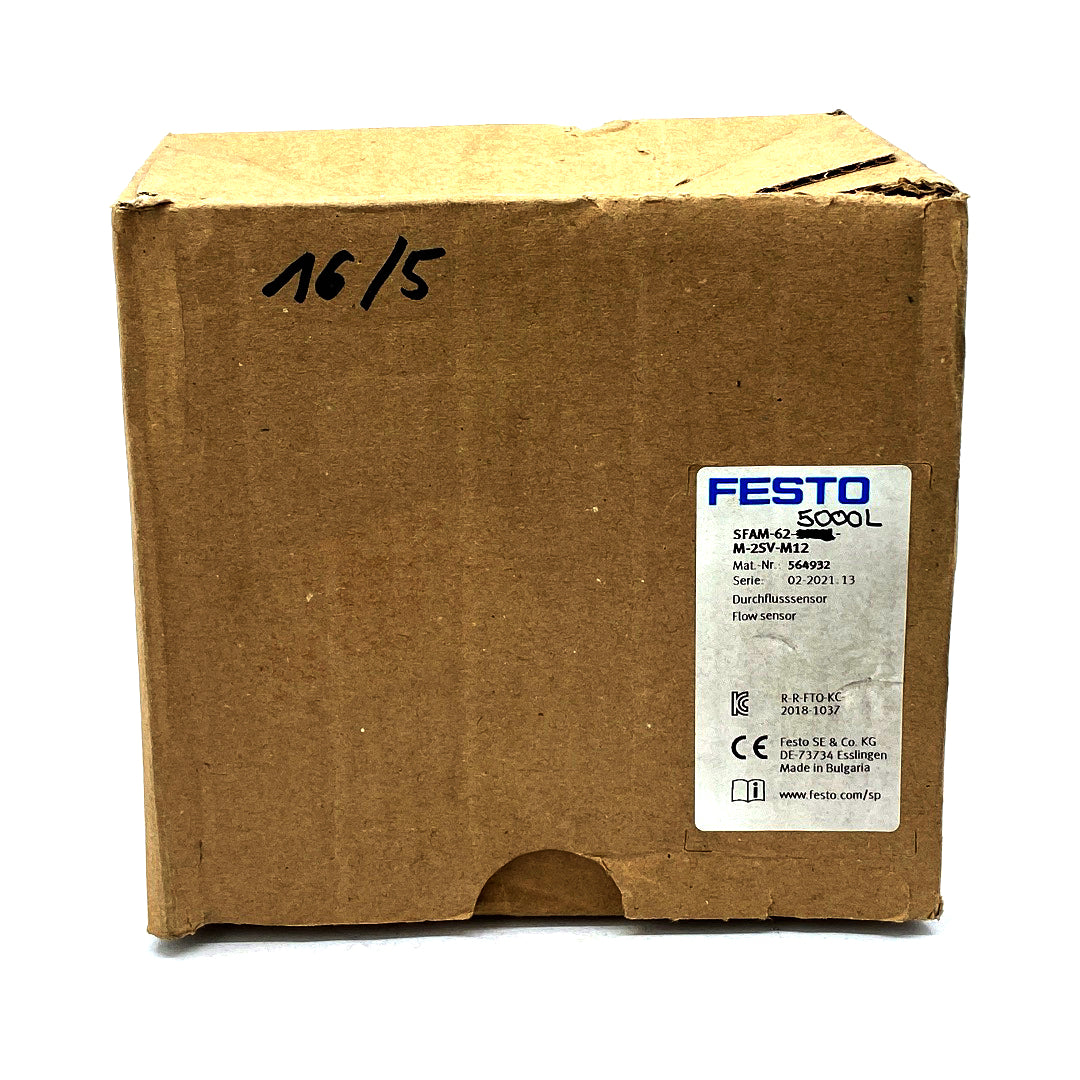 Festo SFAM-62-5000L-M-2SV-M12 564938 flow sensor 