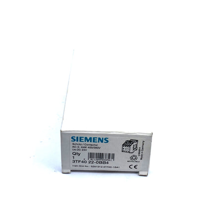 Siemens 3TF40 22-0BB4 contactor