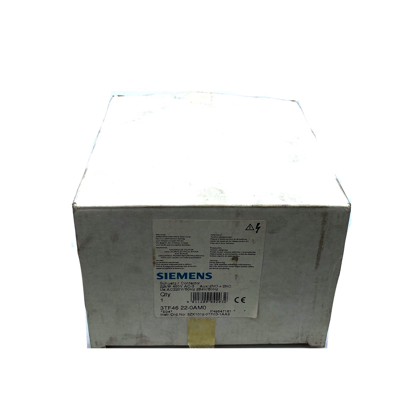 Siemens 3TF46 22-0AM0 contactor