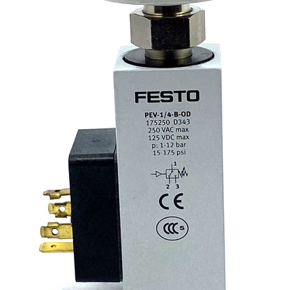 Festo FRM-D-MINI junction module 542184 250V AC 125V DC 1-12bar 