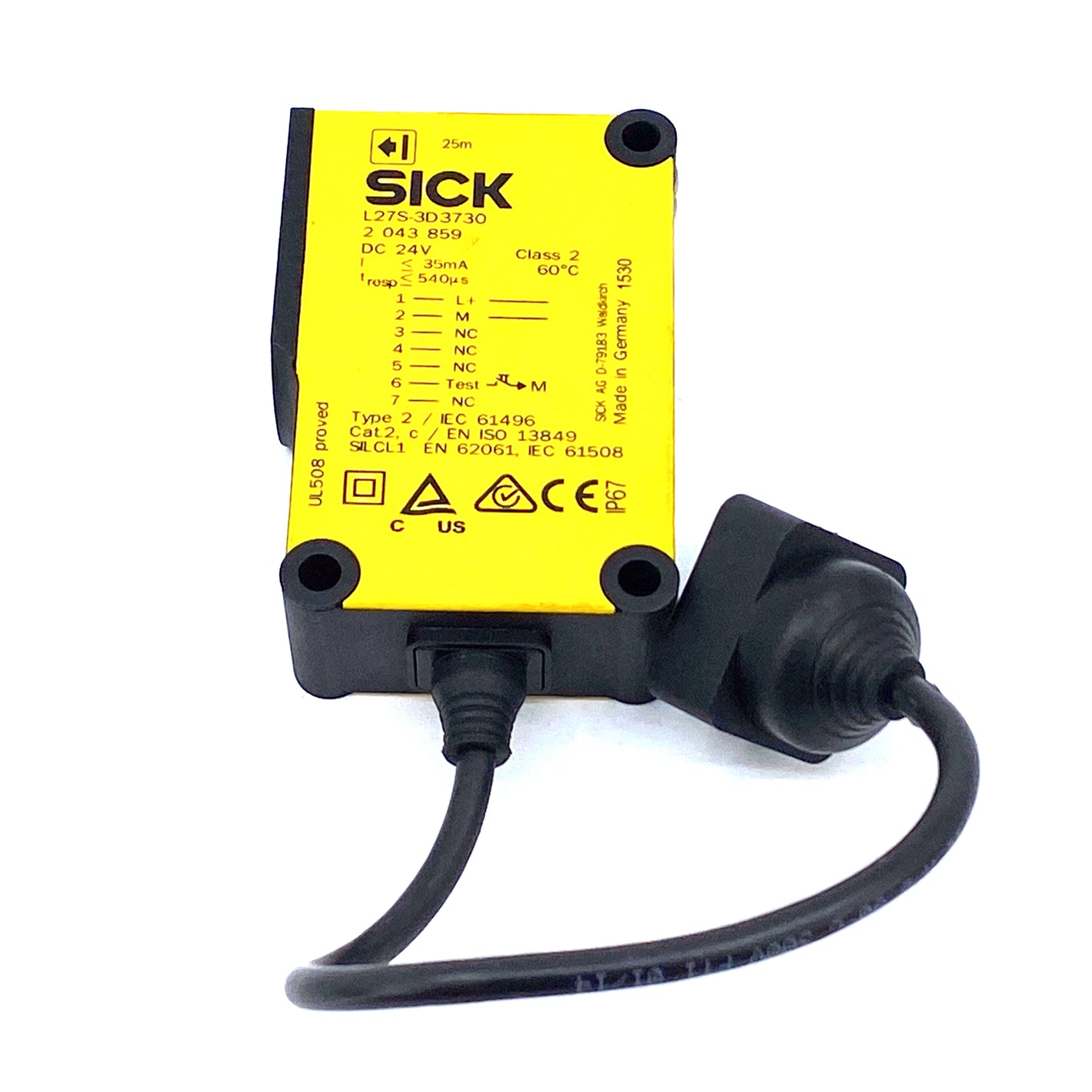 Sick L27S-3D3730 Einstrahl-Sicherheitslichtschranken 2043859 24V DC 660 nm