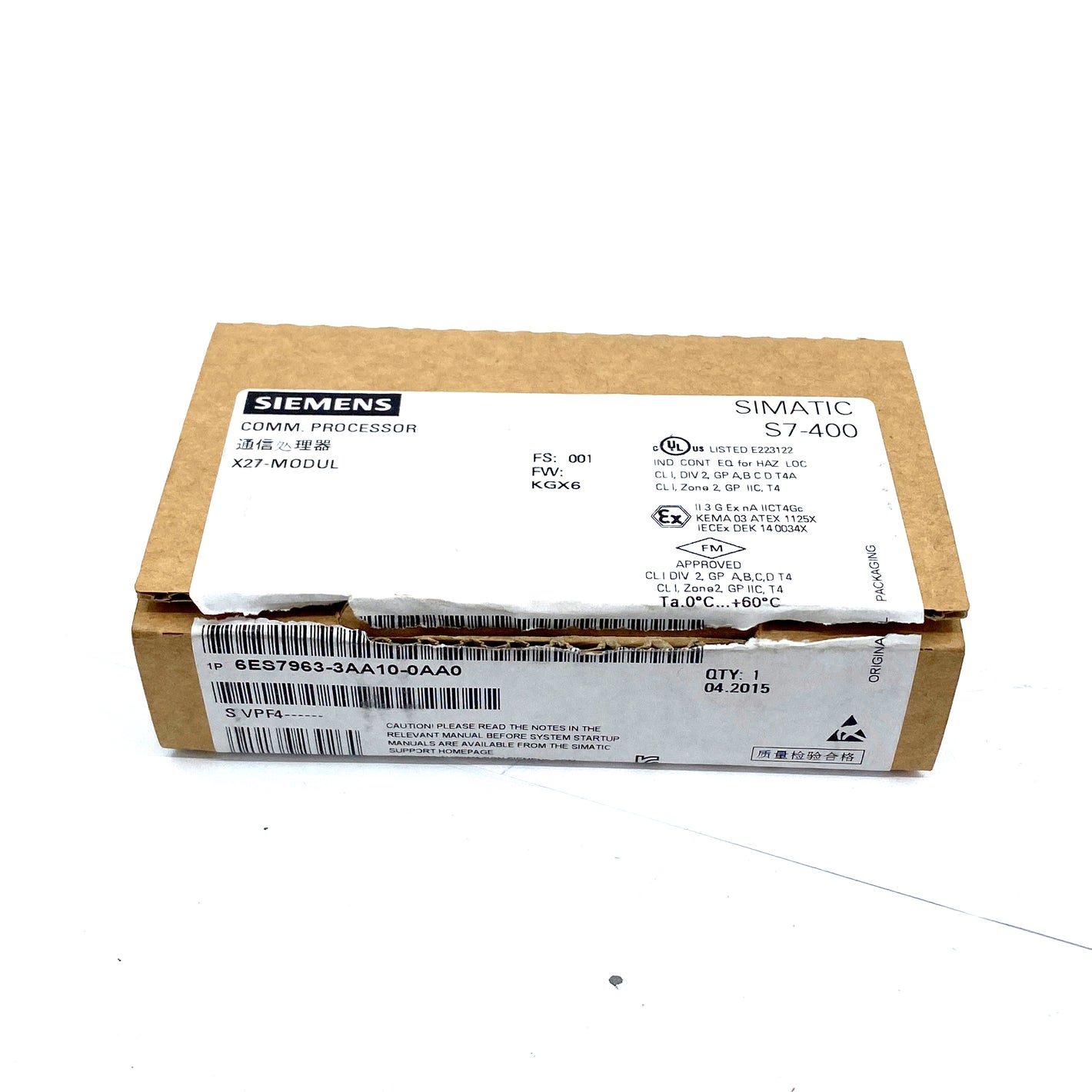 Siemens 6ES7963-3AA10-0AA0 interface module