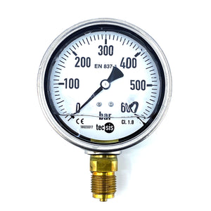 Tecsis NG/DIA P1778B087002 Manometer 0-600bar 100mm G1/2B Druckmessgerät