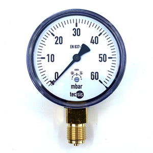 Tecsis NG/DIA P1563M062002 Manometer 0-60mbar Druckmessgerät