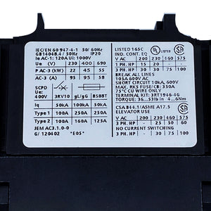 SIEMENS 3RT1046-1AP00 Leistungsschütz 3RH1921-1HA22 Hilfsschalterblock