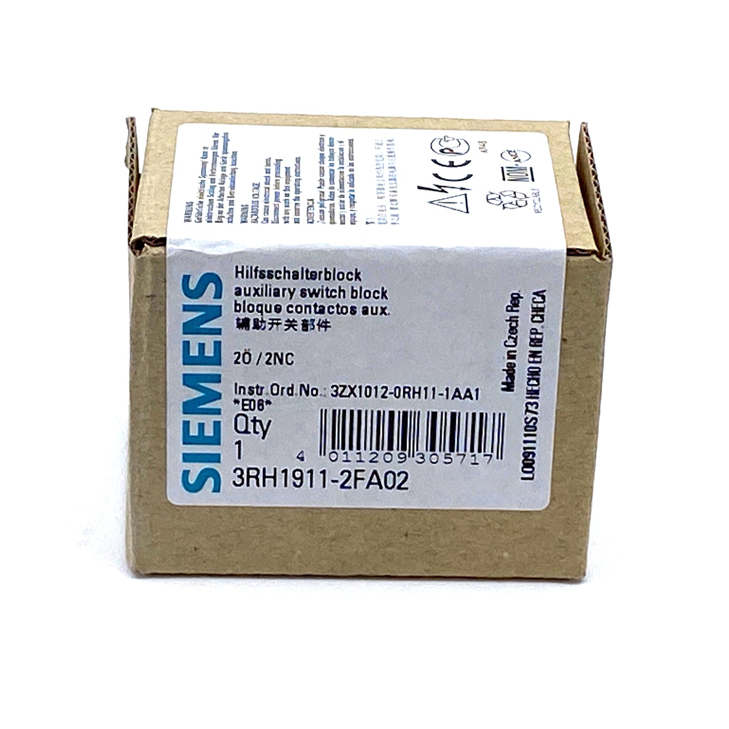 Siemens 3RH1911-2FA02 Hilfsschalterblock