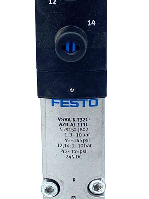 Festo VSVA-B-T32C-AZD-A1-1T1L Magnetventil 539150 24V DC 3-10bar