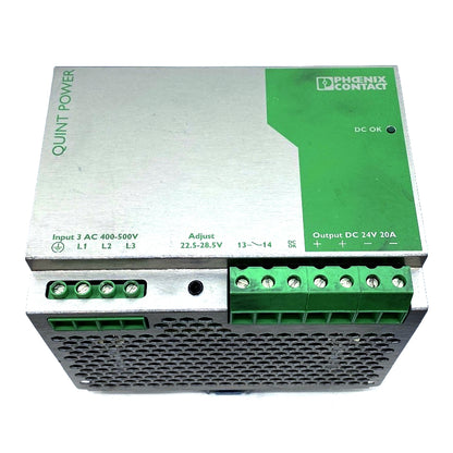 Phoenix Contact QUINT-PS-3x400-500AC/24DC/20 Netzteil 2938727 400-500VAC 50/60Hz